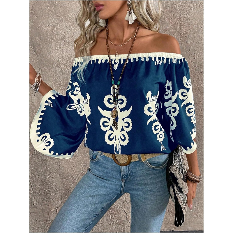 Women's Off The Shoulder Bell Long