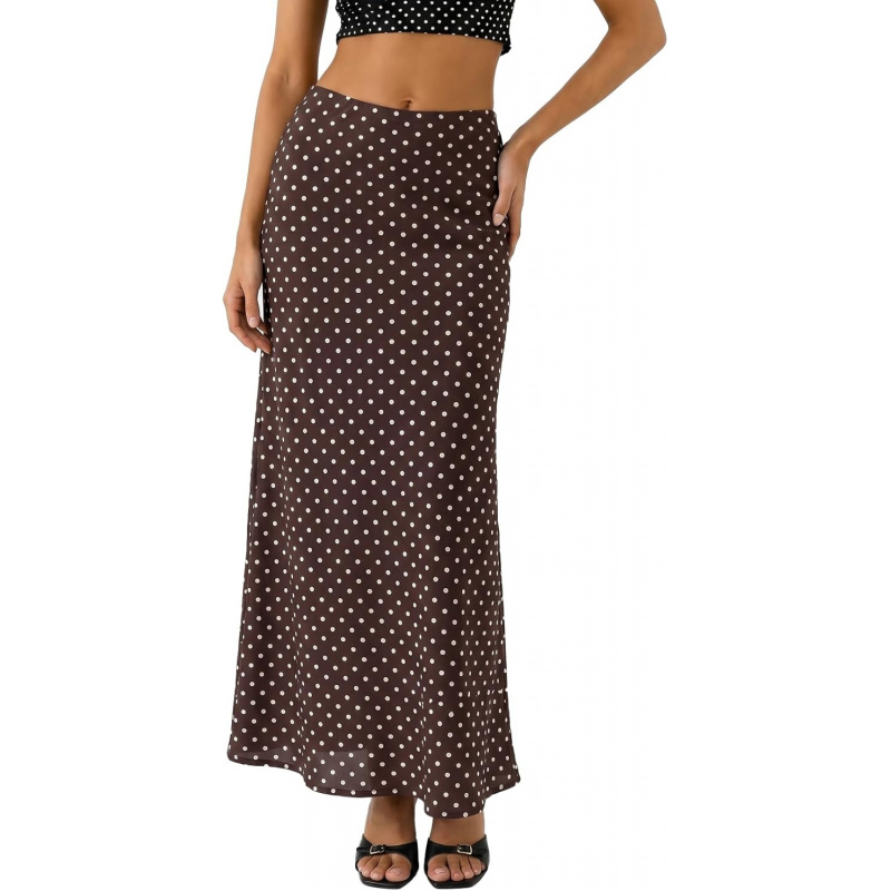 Women's Long Mesh Skirts Elastic
