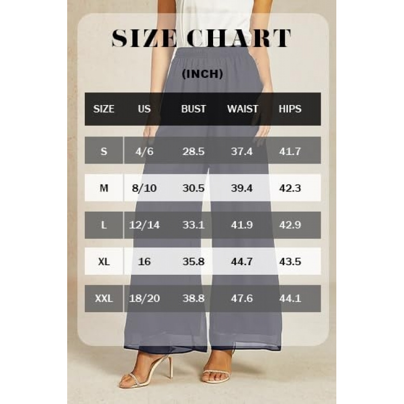 Women's Wide Leg Palazzo Pants 2026 Business