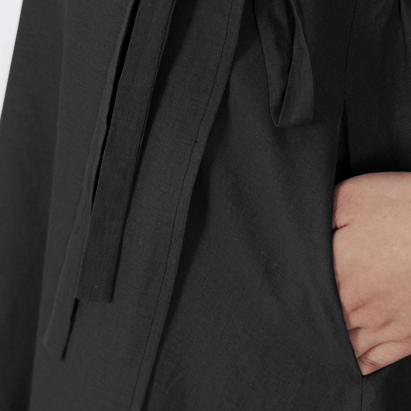 Women's Linen Wrap Skirt Casual