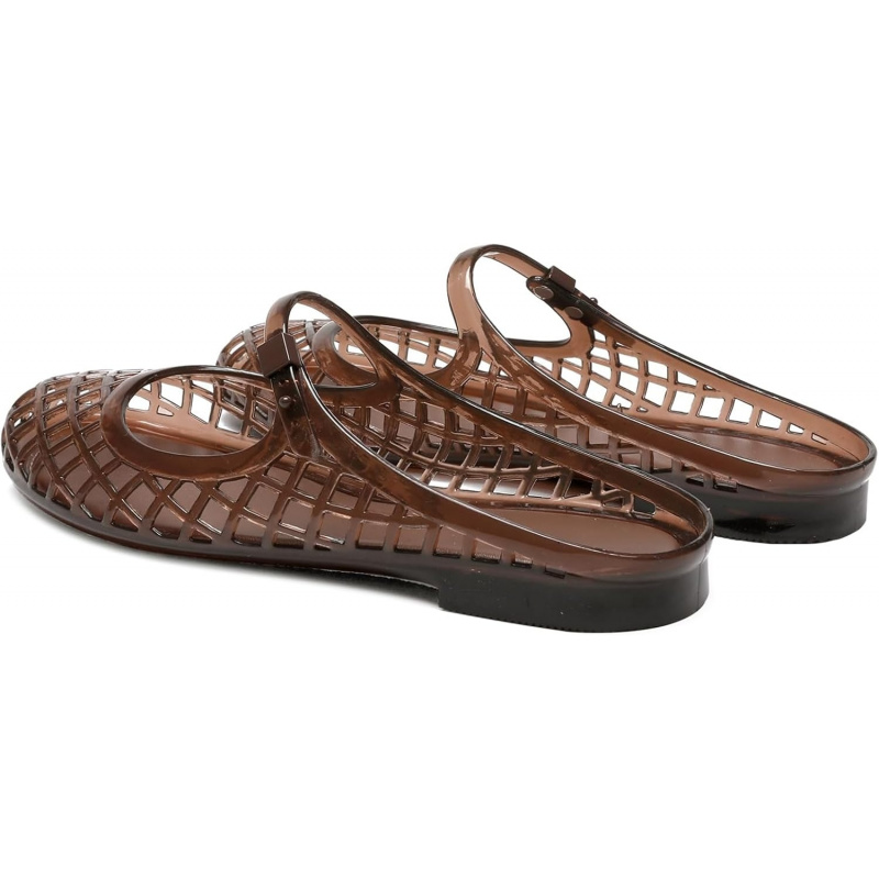 Women's Jelly Mesh Flat Slide Sandals