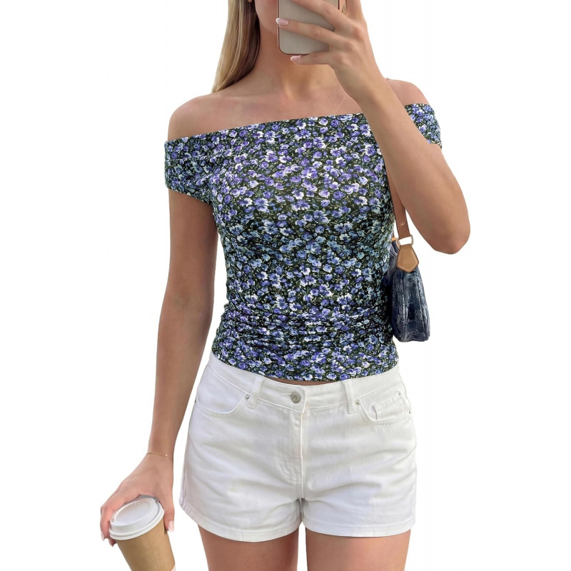 Women's Off The Shoulder Tops 2026 Summer