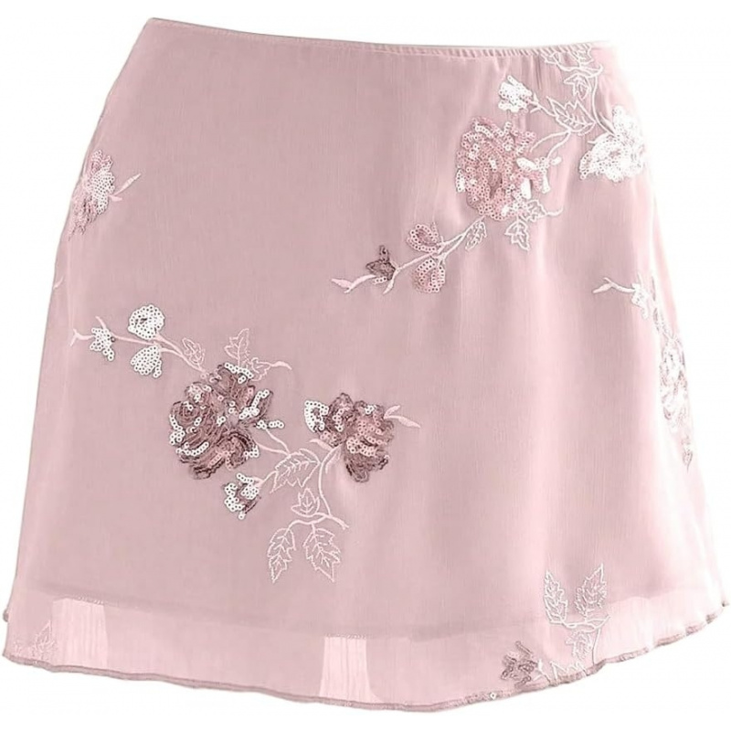 Women's Sparkly Sequin Mini Skirt