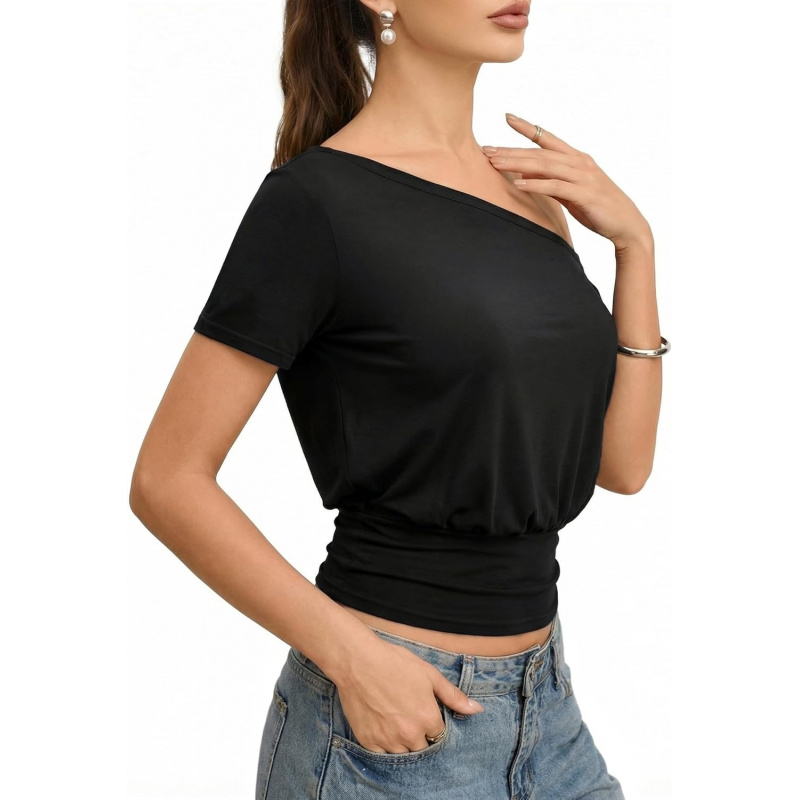 The Shoulder Tops for Women Short